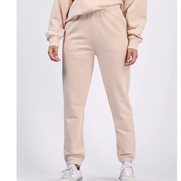 Brunette The Label Pants - Brunette the Label | Best Friend Jogger Sand L/XL